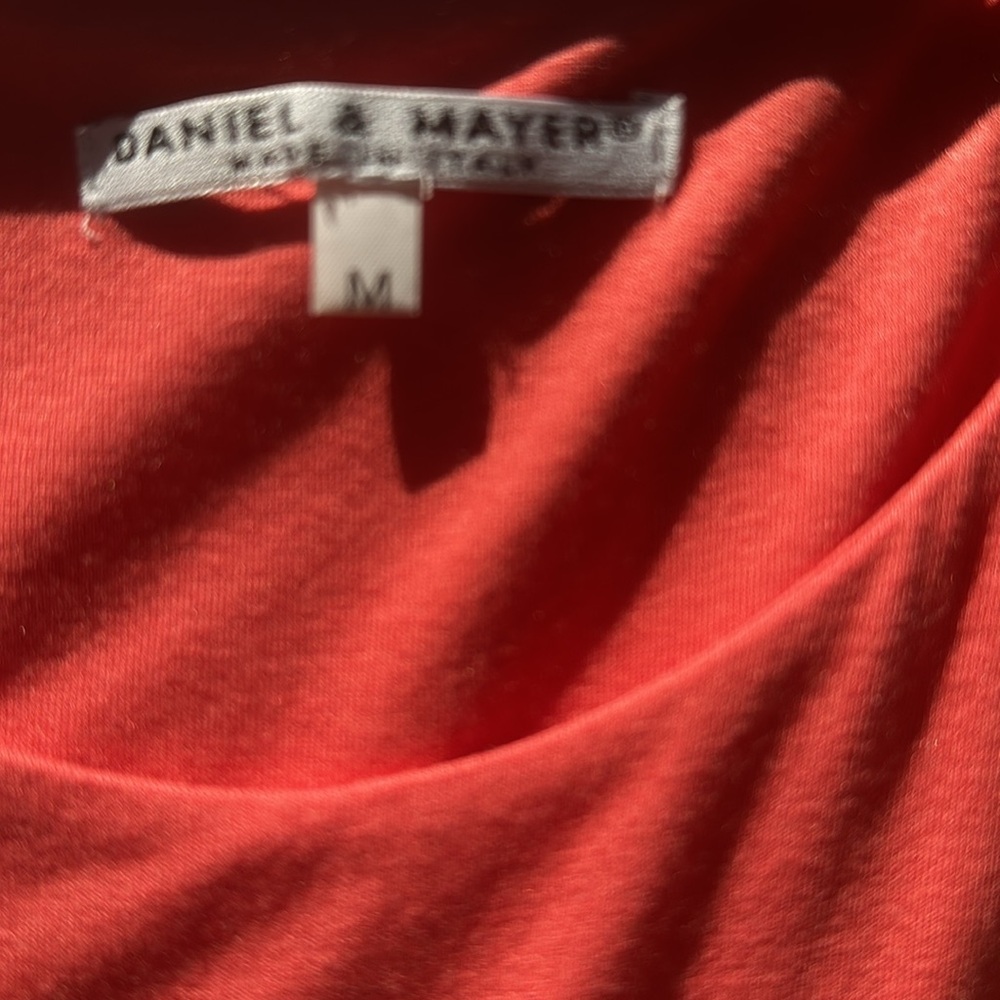 Linen and cotton designer dress, made in Italy. - Picture 3 of 4